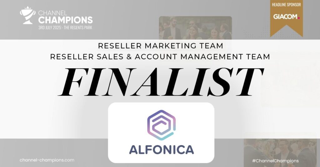 Channel Champion Awards 2025 Finalist | Alfonica