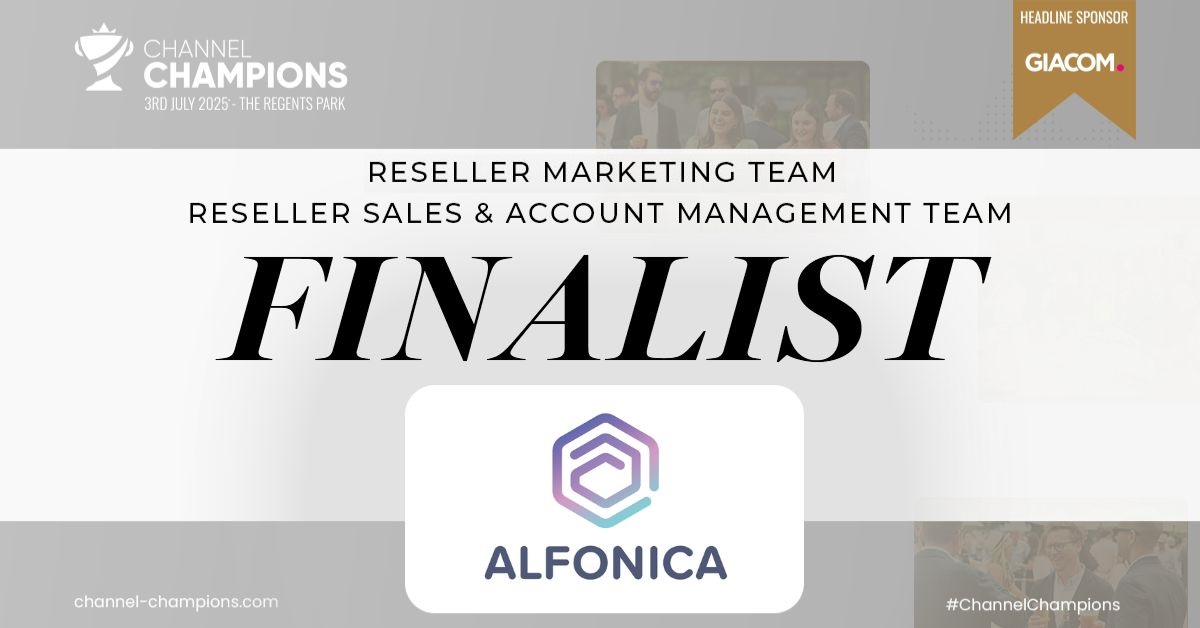 Channel Champion Awards 2025 Finalist | Alfonica